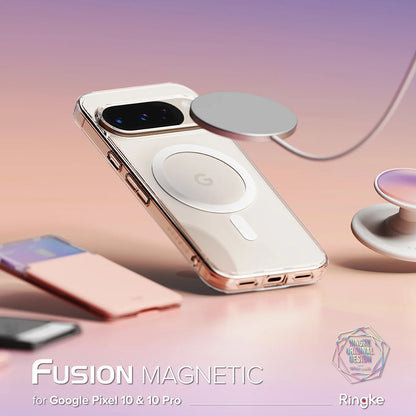 MagSafe-Hülle für Google Pixel 10 Pro / 10, Ringke, Fusion, Transparent