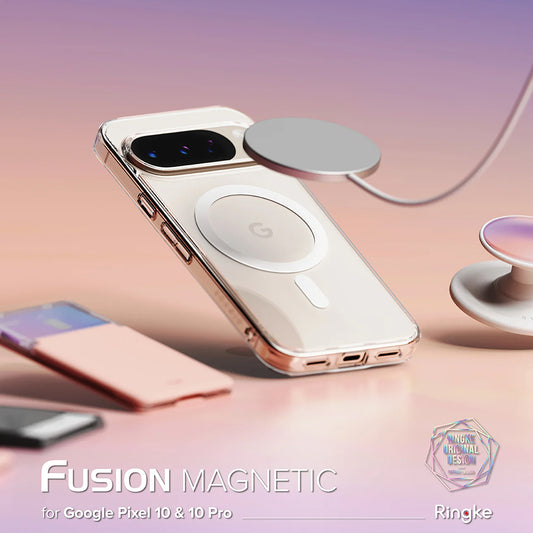 MagSafe-Hülle für Google Pixel 10 Pro / 10, Ringke, Fusion, Transparent