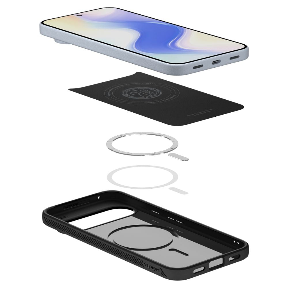 MagSafe-Hülle für Google Pixel 10 Pro / 10, Spigen, Liquid Air, Matt Schwarz ACS09695