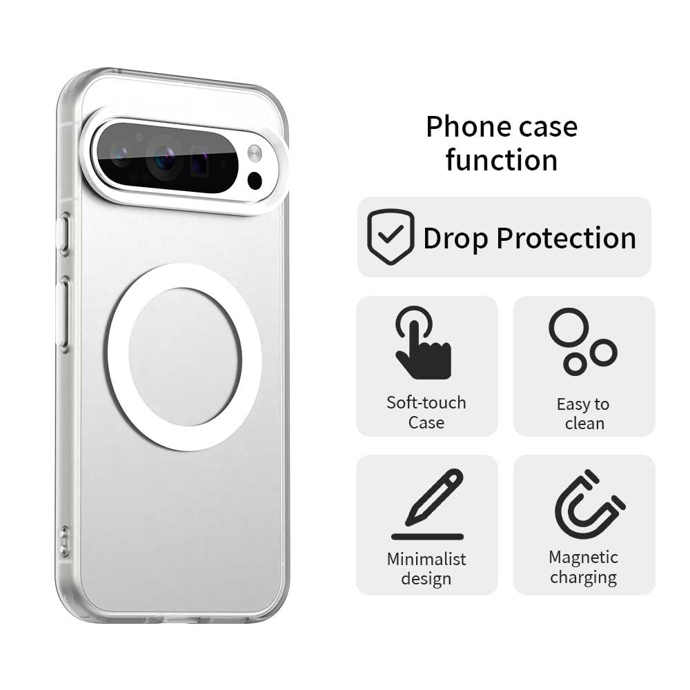 MagSafe-Hülle für Google Pixel 10 Pro / 10, Techsuit, CandyCase, Weiß