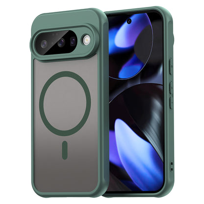 MagSafe Case for Google Pixel 10 Pro, Techsuit, HaloFrost II, Green