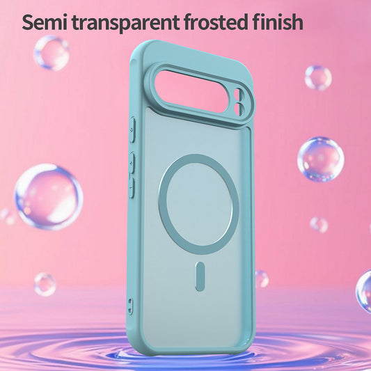 MagSafe Hülle für Google Pixel 10 Pro, Techsuit, HaloFrost II, Hellgrün