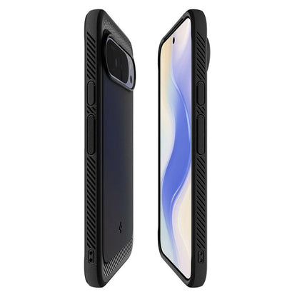 MagSafe Hülle für Google Pixel 10 Pro XL, Spigen, Rugged Armor, Mattschwarz ACS09721