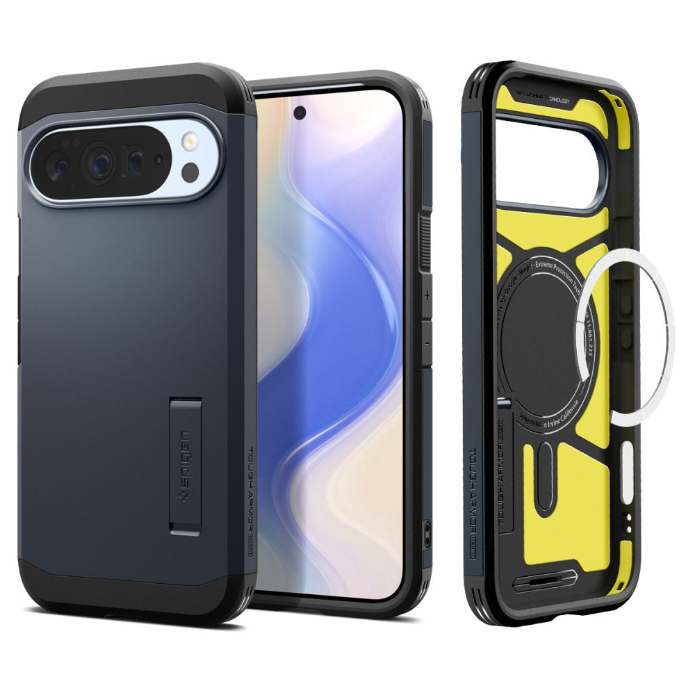 MagSafe Hülle für Google Pixel 10 Pro XL, Spigen, Tough Armor, Blau ACS09729