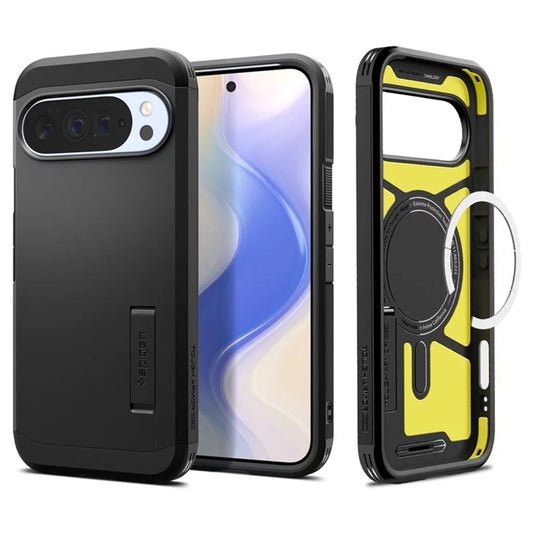 MagSafe Hülle für Google Pixel 10 Pro XL, Spigen, Tough Armor, Schwarz