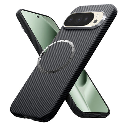 MagSafe Hülle für Google Pixel 10 Pro XL, Techsuit, Aramidfasern, Schwarz
