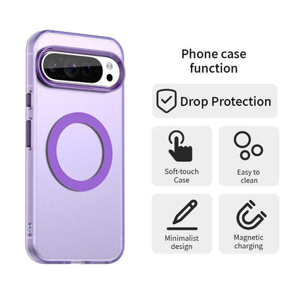 MagSafe Case for Google Pixel 10 Pro XL, Techsuit, CandyCase, Purple