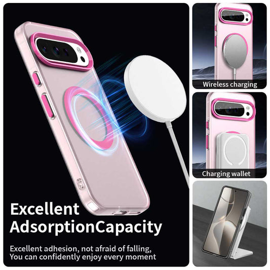 MagSafe-Hülle für Google Pixel 10 Pro XL, Techsuit, CandyCase, Rosa