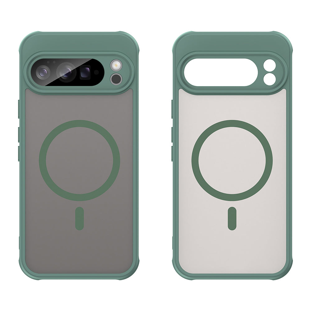 MagSafe Case for Google Pixel 10 Pro XL, Techsuit, HaloFrost II, Green