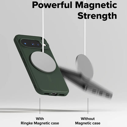 MagSafe-Hülle für Google Pixel 10, Ringke, Onyx, Dunkelgrün