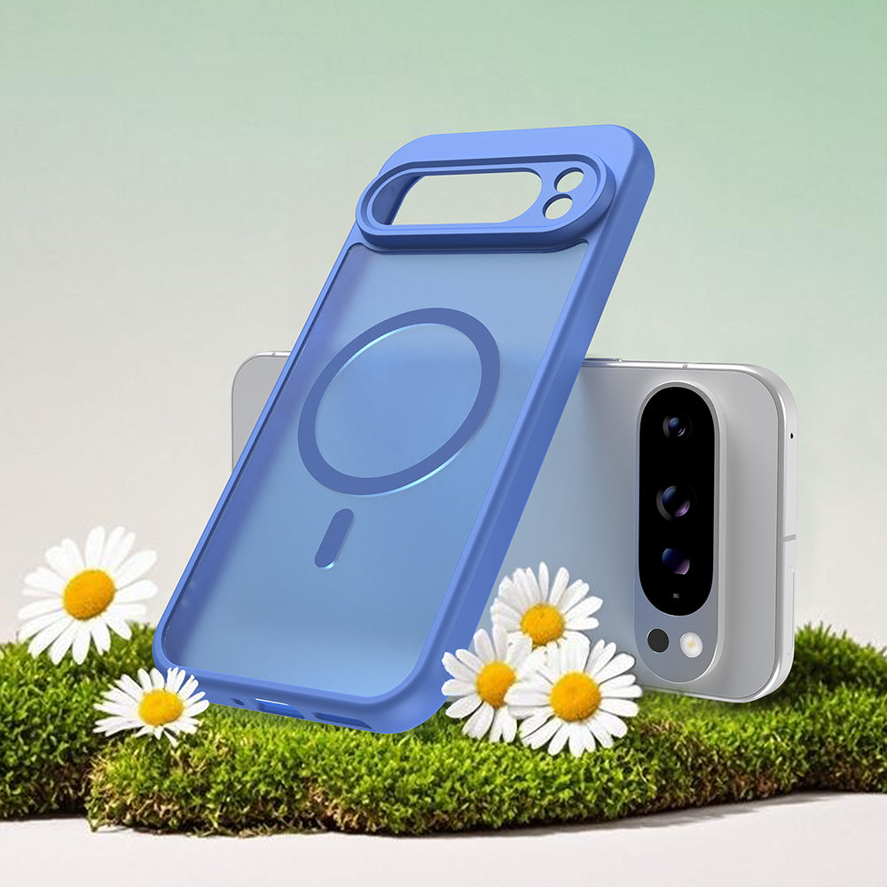 MagSafe Hülle für Google Pixel 10, Techsuit, HaloFrost II, Blau