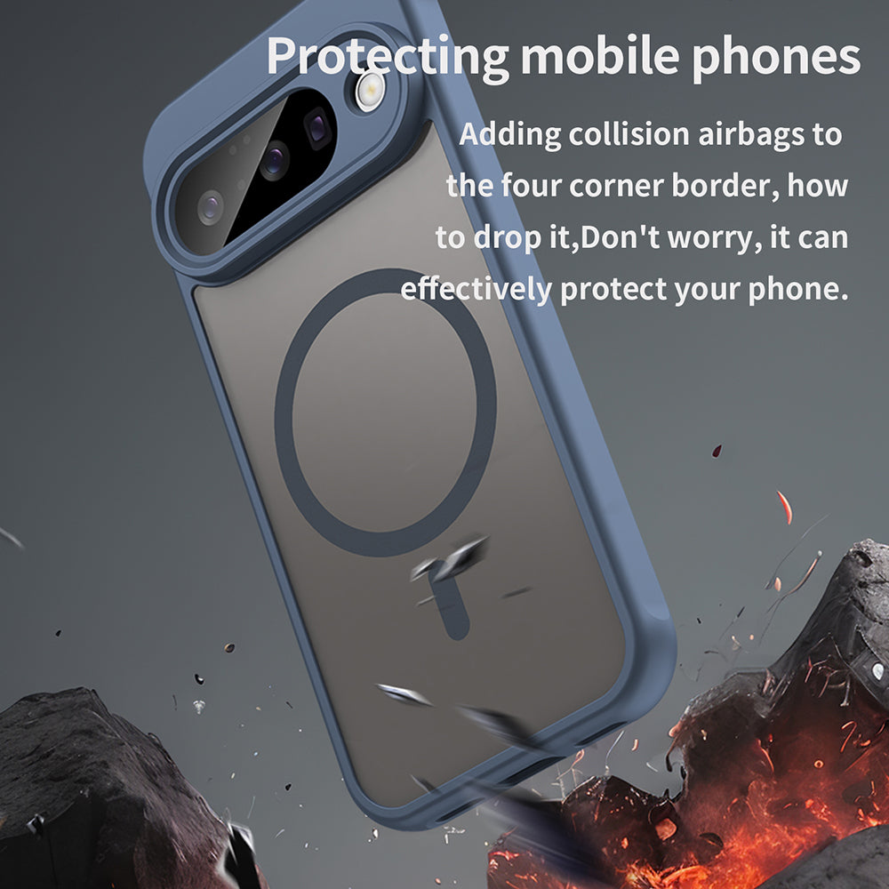 MagSafe-Hülle für Google Pixel 10, Techsuit, HaloFrost II, Marineblau