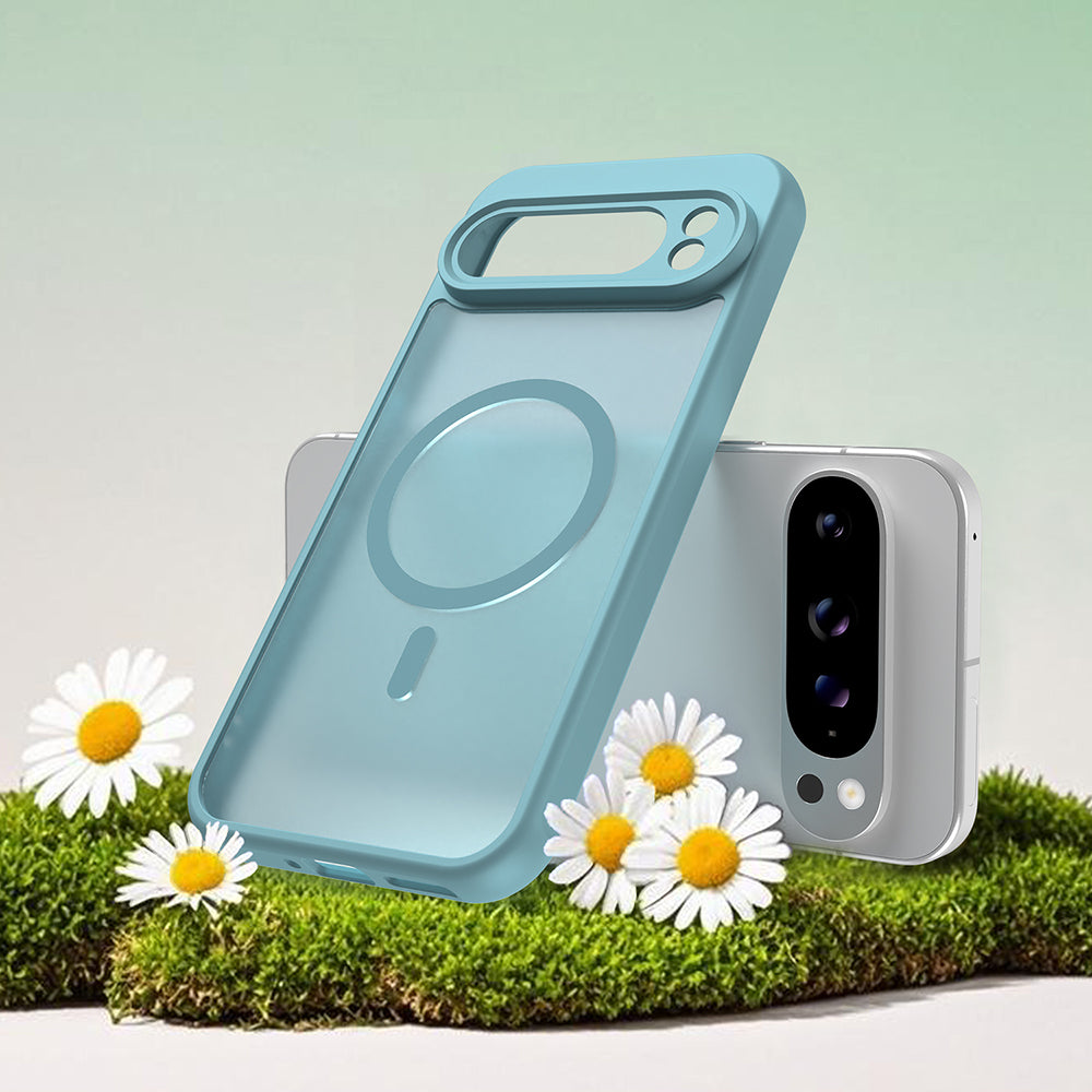 MagSafe Hülle für Google Pixel 10, Techsuit, HaloFrost II, Hellgrün