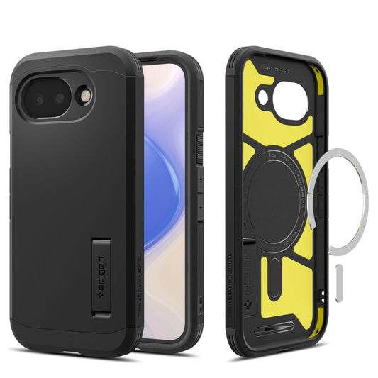 MagSafe Hülle für Google Pixel 10a, Spigen, Tough Armor, Schwarz ACS11280