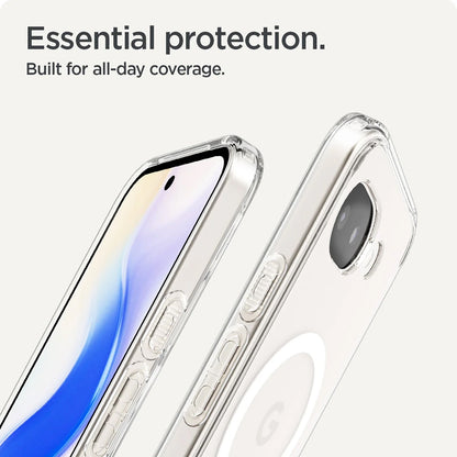 MagSafe-Hülle für Google Pixel 10a, Spigen, Ultra Hybrid, Transparent Weiß ACS11276