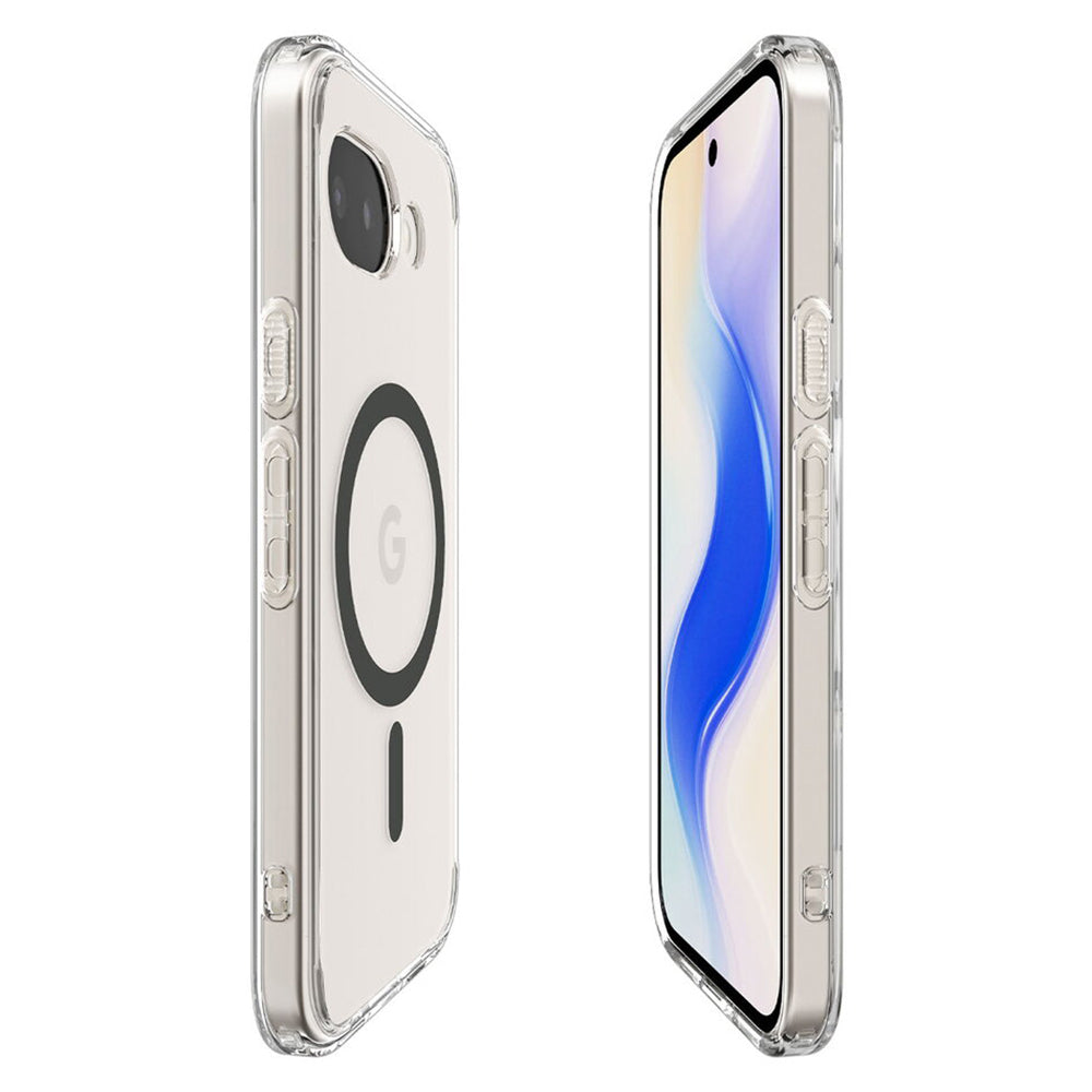 MagSafe Hülle für Google Pixel 10a, Spigen, Ultra Hybrid, Transparent Grau ACS11277