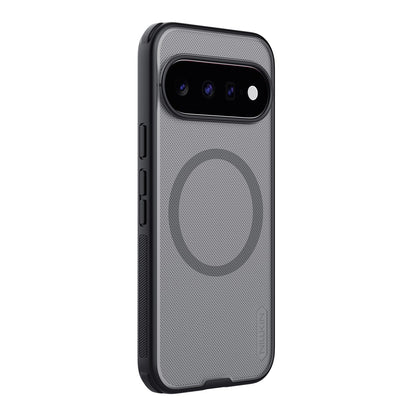 MagSafe-Hülle für Google Pixel 11, Nillkin Super Shield Pro, Schwarz, transparent und satiniert