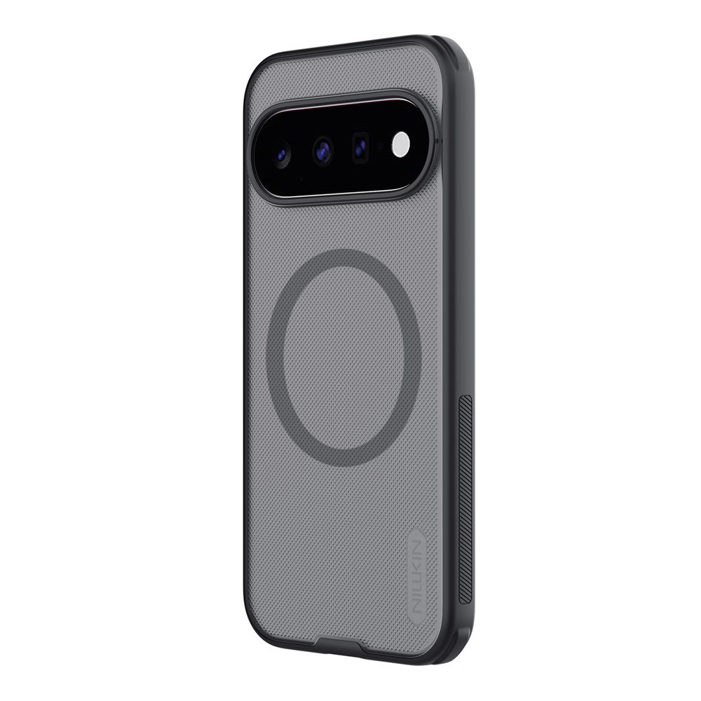 MagSafe-Hülle für Google Pixel 11, Nillkin Super Shield Pro, Schwarz, transparent und satiniert