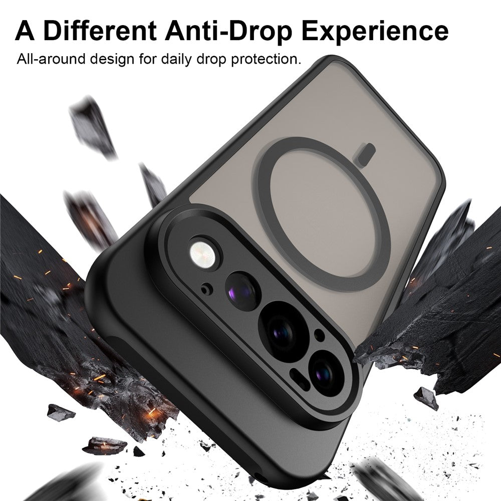 MagSafe-Hülle für Google Pixel 11 Pro, Techsuit, HaloFrost II, Schwarz