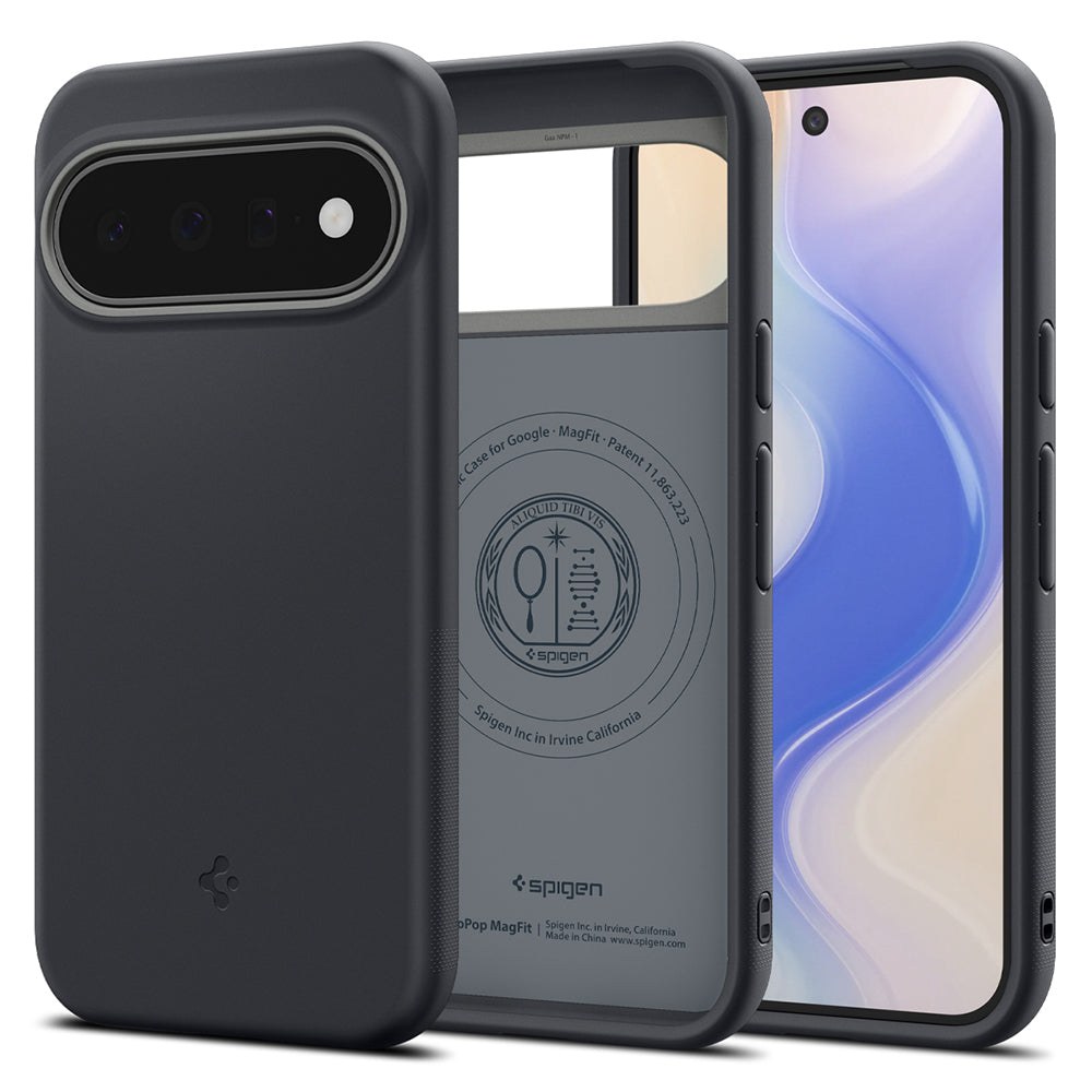 MagSafe-Hülle für Google Pixel 11, Spigen, Caseology Nano Pop, Schwarz ACS11445
