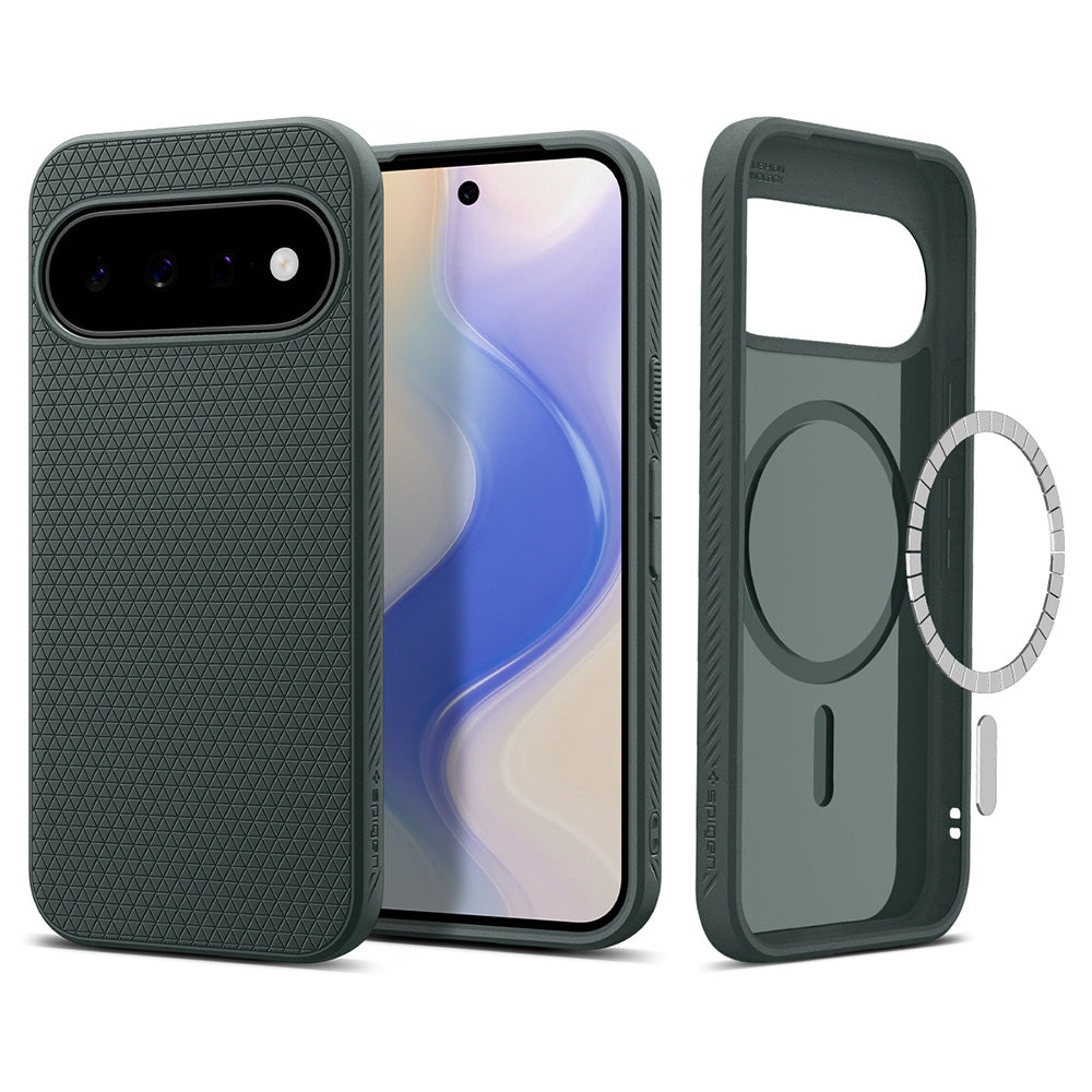 MagSafe Case for Google Pixel 11, Spigen, Liquid Air, Green ACS11853
