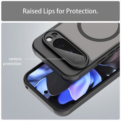 MagSafe-Hülle für Google Pixel 9 Pro, Techsuit, HaloFrost II, Schwarz