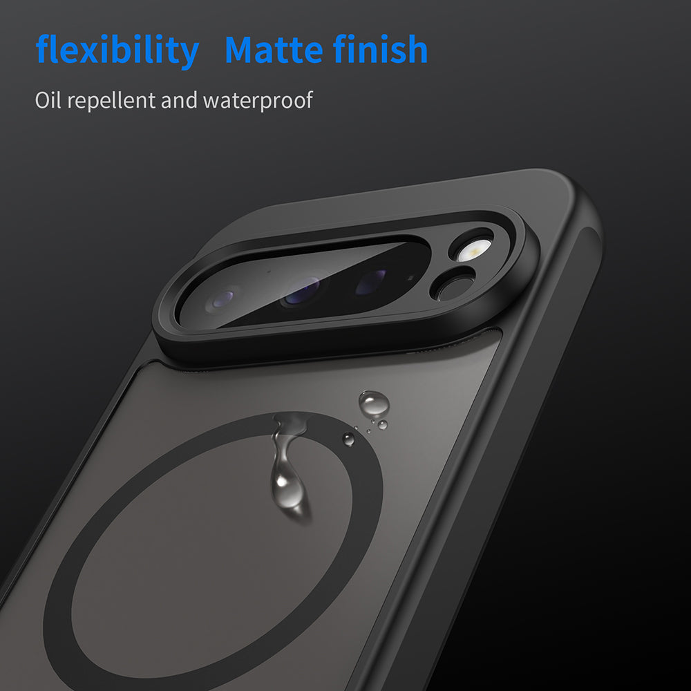 MagSafe-Hülle für Google Pixel 9 Pro, Techsuit, HaloFrost II, Schwarz