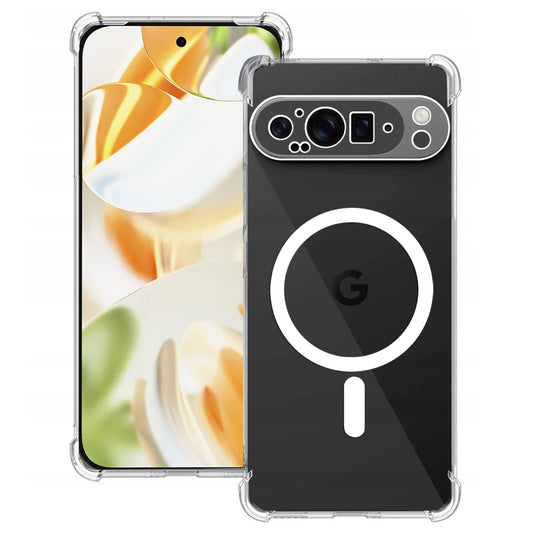MagSafe Case for Google Pixel 9 Pro, Techsuit, Shockproof, Transparent