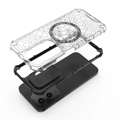MagSafe-Hülle für Honor 200 Lite, Techsuit, HoneyComb Shield, Weiß