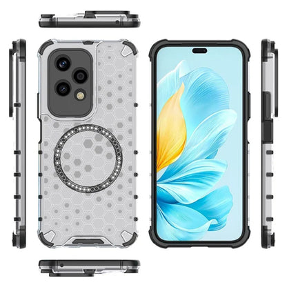 MagSafe-Hülle für Honor 200 Lite, Techsuit, HoneyComb Shield, Weiß