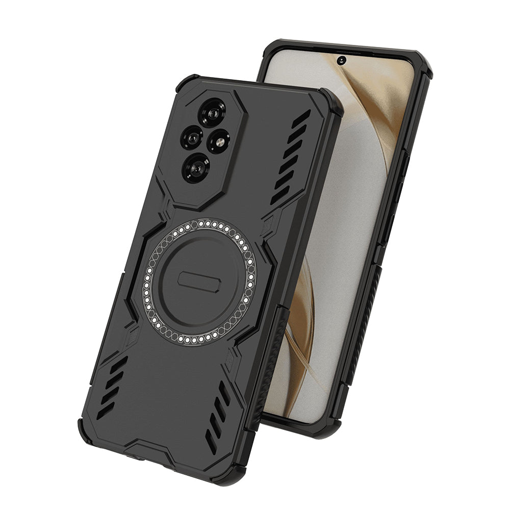 MagSafe-Hülle für Honor 200, Techsuit, ArmorMag, Schwarz