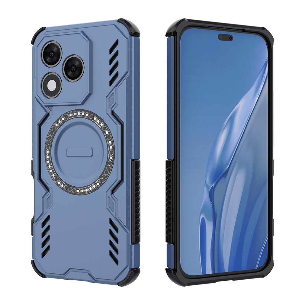 MagSafe-Hülle für Honor 400 Lite, Techsuit, ArmorMag, Blau