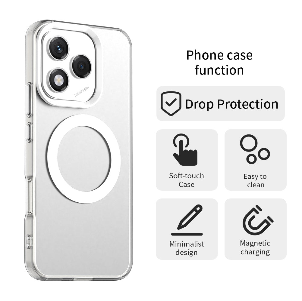 MagSafe Case for Honor 400 Lite, Techsuit, CandyCase, White