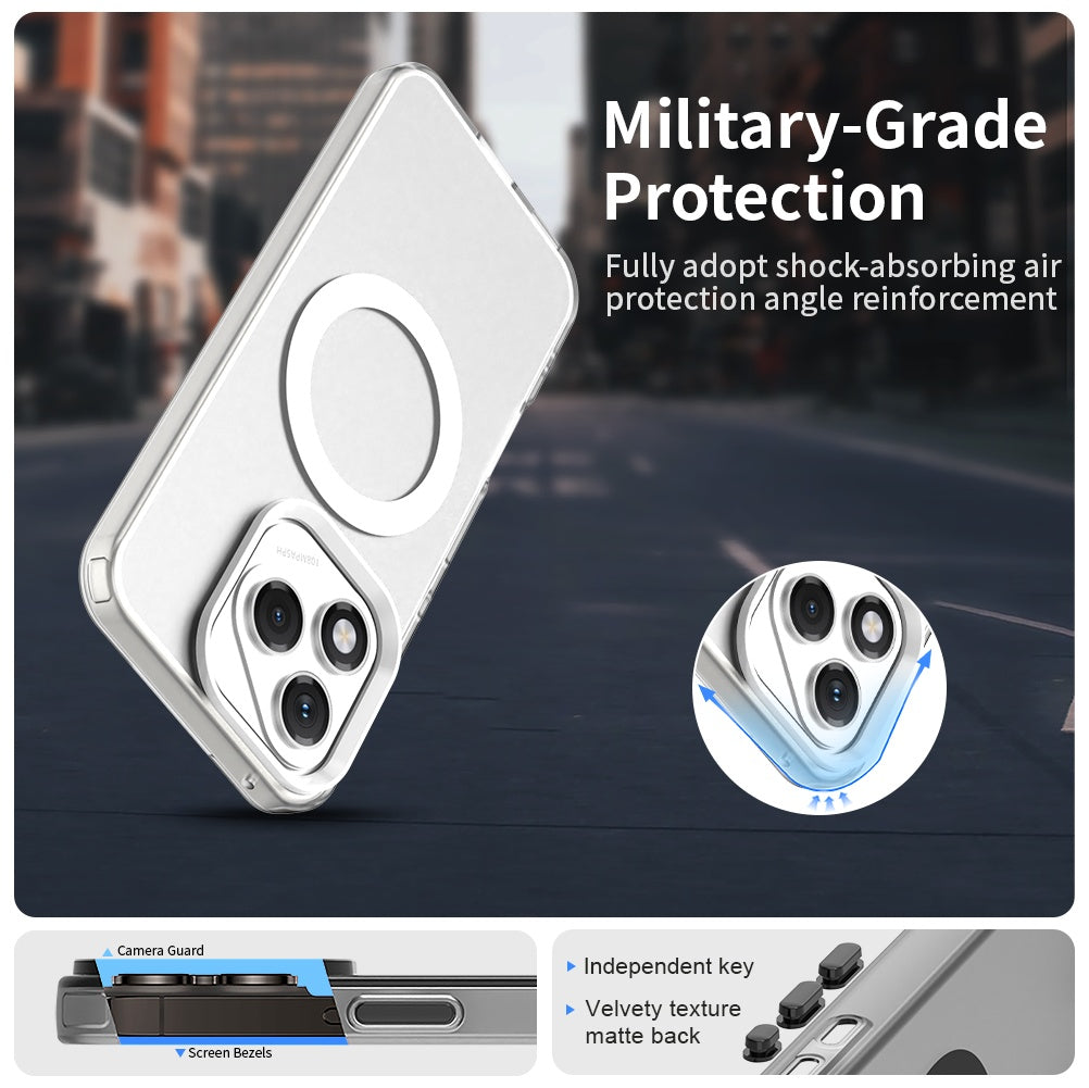 MagSafe Case for Honor 400 Lite, Techsuit, CandyCase, White