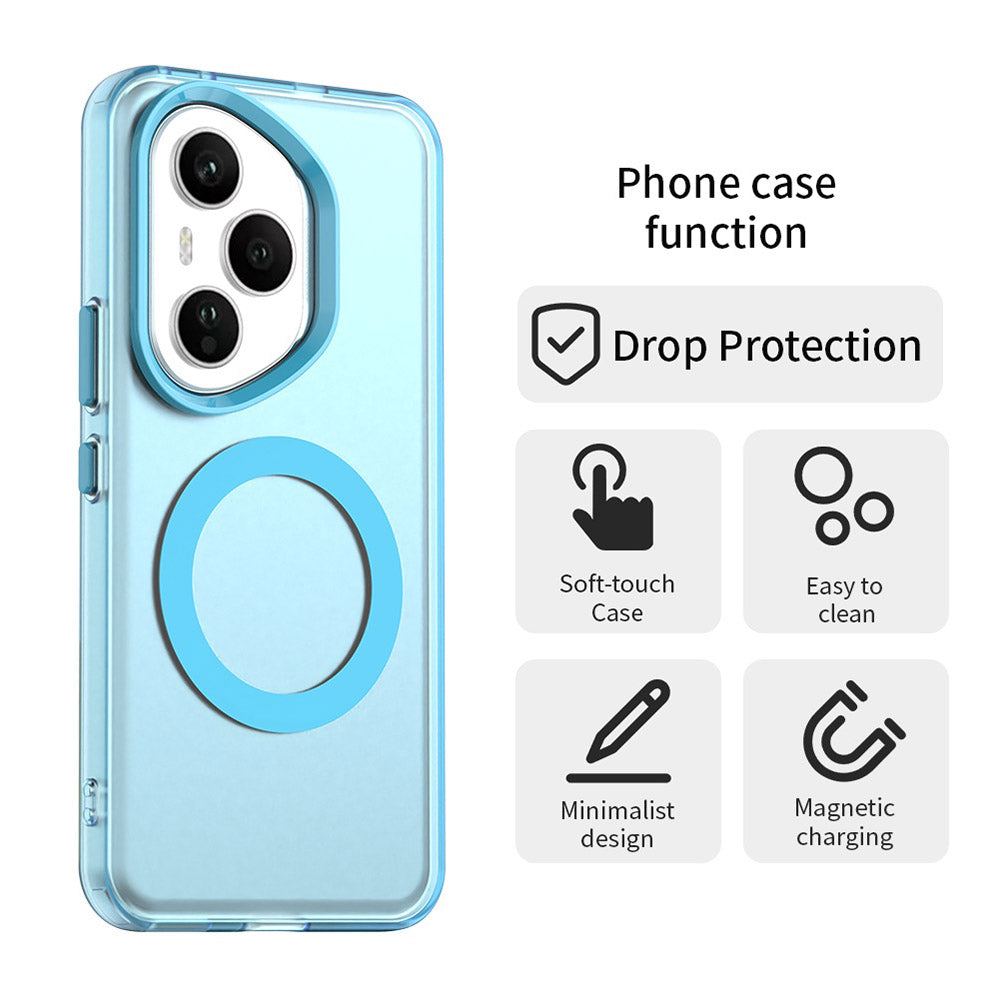 MagSafe Case for Honor 400 Pro, Techsuit, CandyCase, Blue