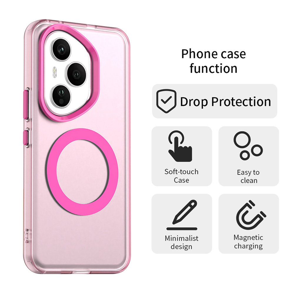 MagSafe Case for Honor 400 Pro, Techsuit, CandyCase, Pink