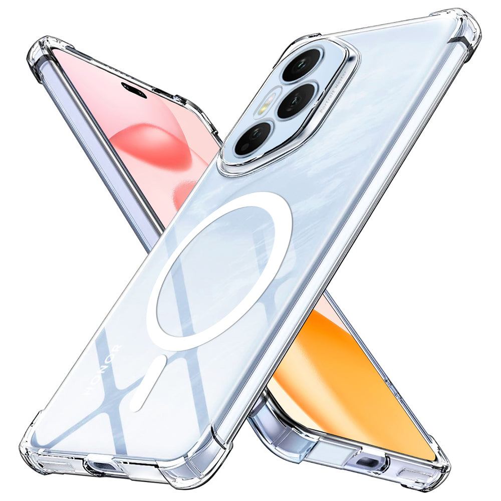 MagSafe-Hülle für Honor 400 Pro, Techsuit, stoßfest, transparent