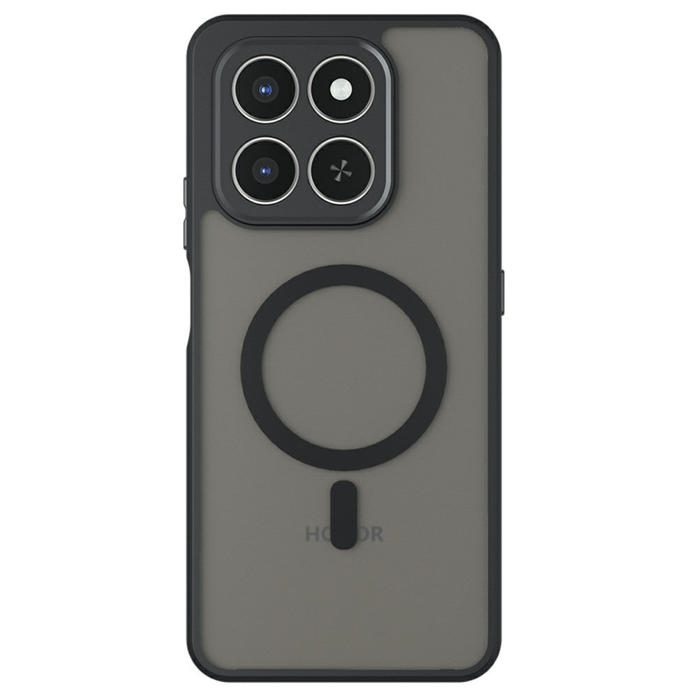 MagSafe Hülle für Honor 400 Smart 4G / X7d 4G / 400 Smart 5G, Techsuit, PureFrost, Satinschwarz