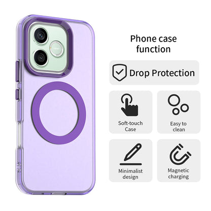 MagSafe Case for Honor 600 Lite, Techsuit, CandyCase, Purple