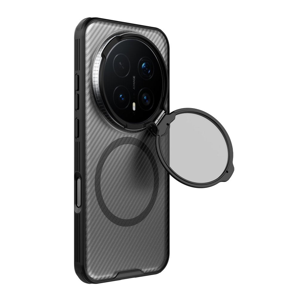 MagSafe-Hülle für Honor Magic8 Pro, Nillkin, CamShield Prop, Schwarz Transparent