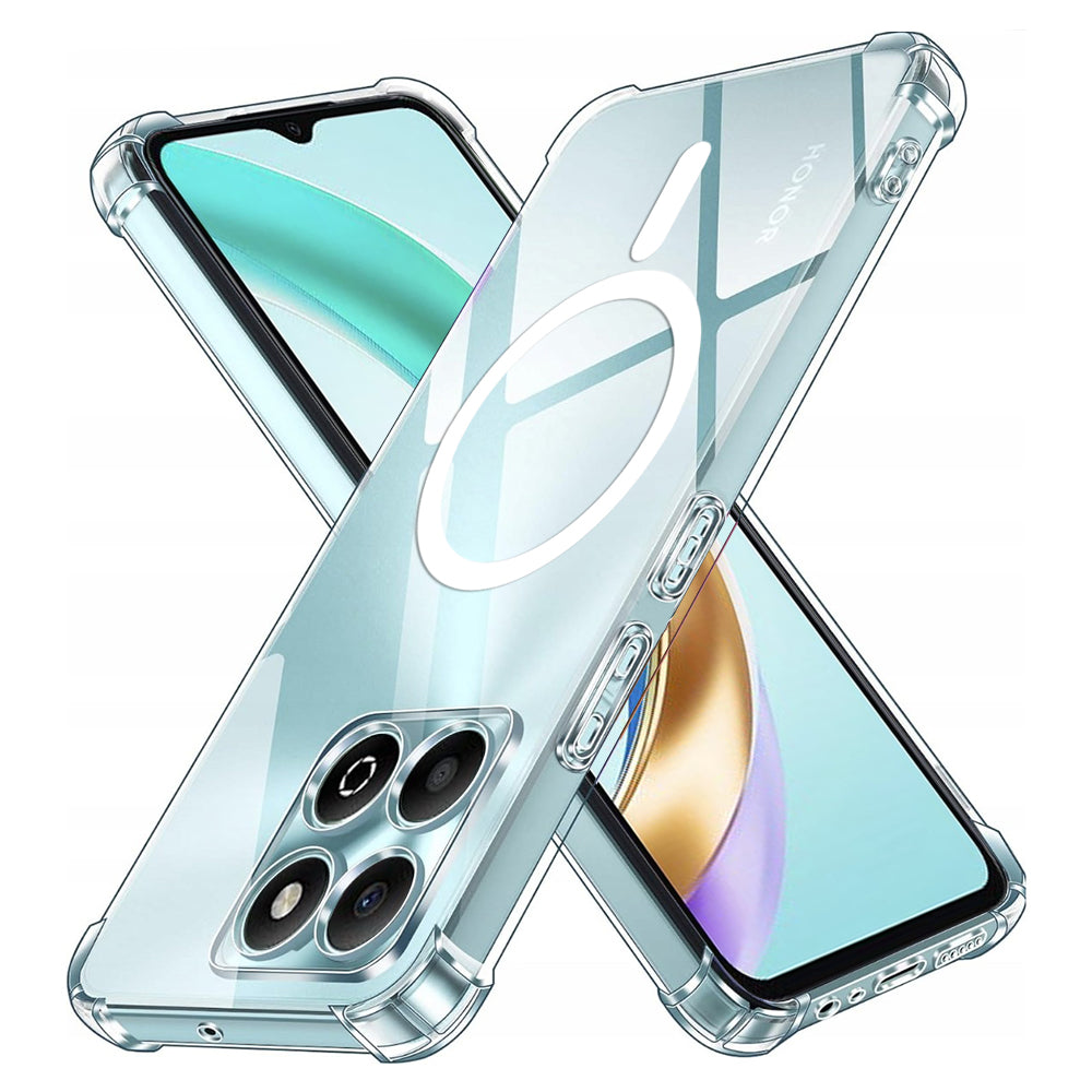 MagSafe-Hülle für Honor X6b, Techsuit, stoßfest, transparent