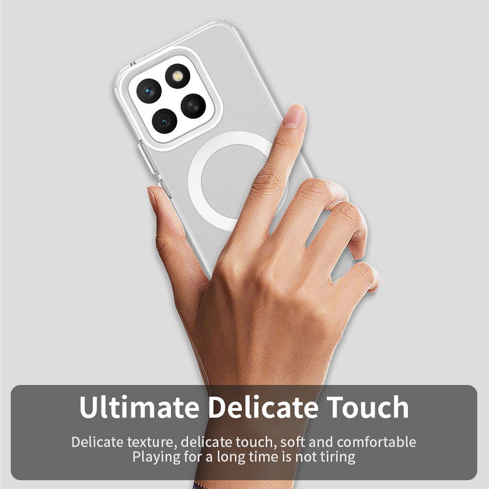 MagSafe-Hülle für Honor X8c, Techsuit, CandyCase, Weiß