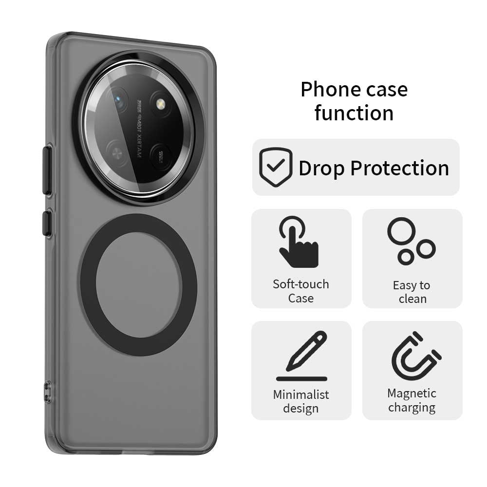 MagSafe Case for Honor X9c / Magic7 Lite, Techsuit, CandyCase, Black