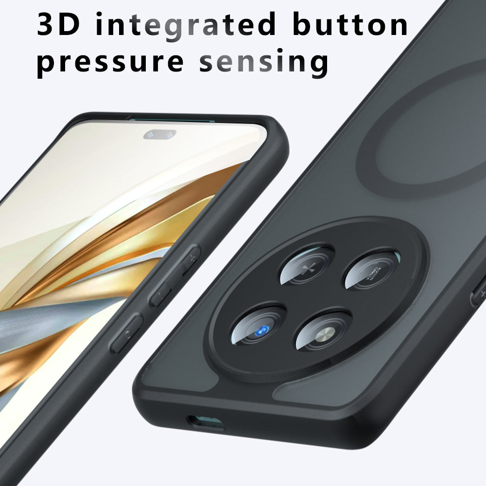 MagSafe-Hülle für Honor X9c / Magic7 Lite, Techsuit, PureFrost, Schwarz