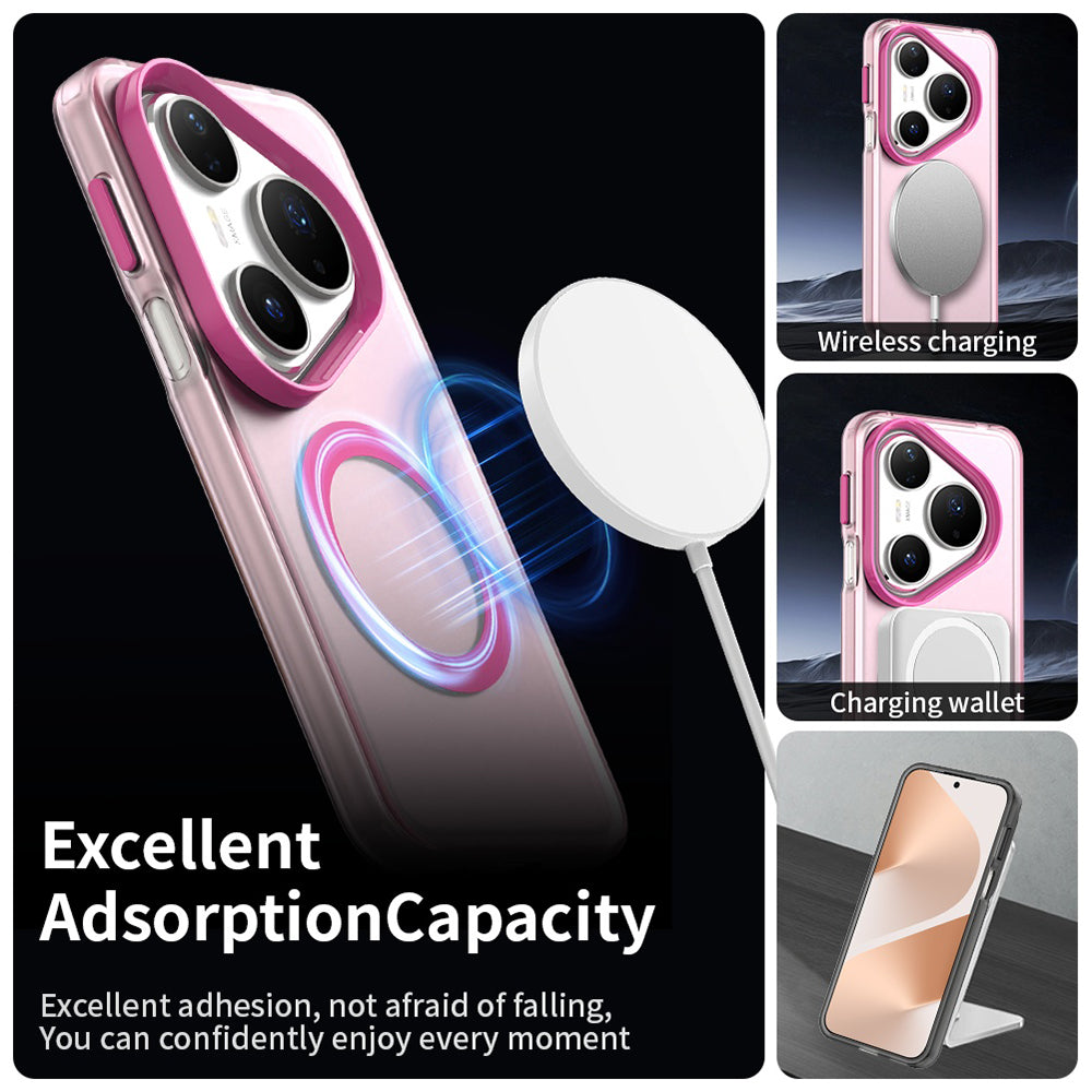 MagSafe-Hülle für Huawei Pura 80 Pro, Techsuit, CandyCase, Rosa