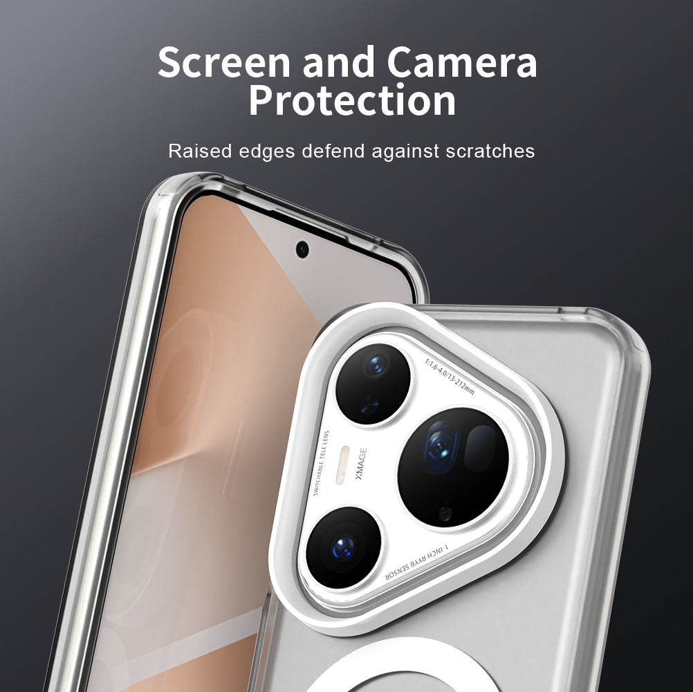 MagSafe-Hülle für Huawei Pura 80 Ultra, Techsuit, CandyCase, Weiß