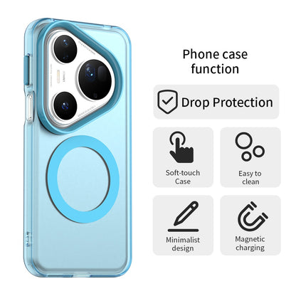 MagSafe-Hülle für Huawei Pura 80 Ultra, Techsuit, CandyCase, Blau