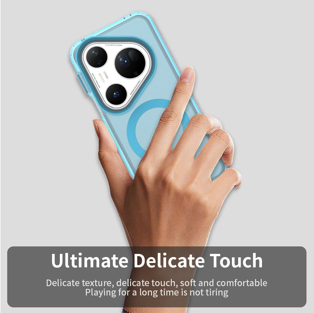 MagSafe-Hülle für Huawei Pura 80 Ultra, Techsuit, CandyCase, Blau