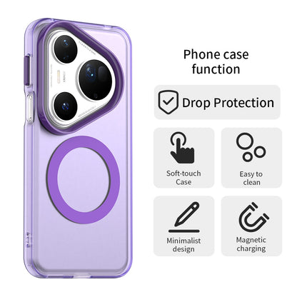MagSafe-Hülle für Huawei Pura 80 Ultra, Techsuit, CandyCase, Lila