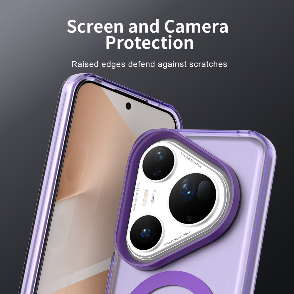 MagSafe-Hülle für Huawei Pura 80 Ultra, Techsuit, CandyCase, Lila
